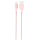 Kabel Silicon Power Kabel USB-Lightning MFI Silicon 1m w otulinie różowy #